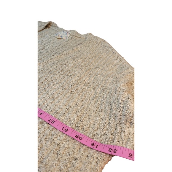 Pink Republic Long Cardigan Tan Black Knit XL - Picture 7 of 8